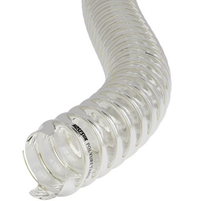 Heavy Duty PU Flexible Ducting - 5 Metres - Dust & Fume Extraction