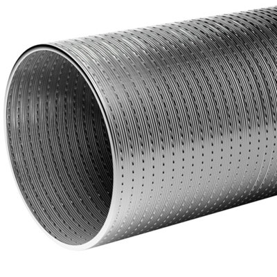 Hoses UK Semi-Rigid Flexible Aluminium Extraction Ducting 150mm ID x 4 Metres