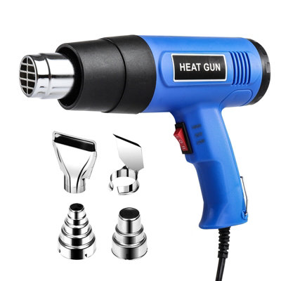 HOT AIR HEAT GUN 2000W WALL PAPER PAINT STRIPPER +TOOLS