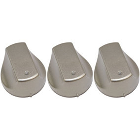 Hot-Ari ix Control Switch Knobs for Hotpoint Ariston Indesit Oven Cooker Hob Pack of 3 by Ufixt
