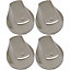 Hot-Ari ix Control Switch Knobs for Hotpoint Ariston Indesit Oven Cooker Hob Pack of 4 by Ufixt