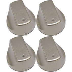 Hot-Ari ix Control Switch Knobs for Hotpoint Ariston Indesit Oven Cooker Hob Pack of 4 by Ufixt