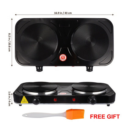 Hot Plate Electric Cooker Single Portable Table Top Kitchen Hob Stove UK