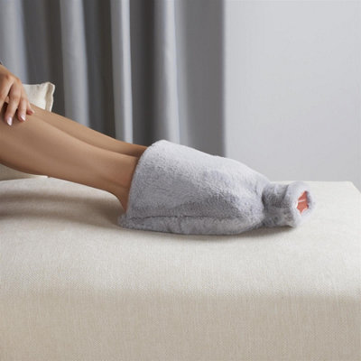 Hot Water Bottle Feet Bed Warmer Cosy Foot Muff Cover 2L Slipper Large Rubber