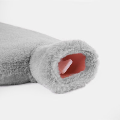 Hot Water Bottle Feet Bed Warmer Cosy Foot Muff Cover 2L Slipper Large Rubber - 3