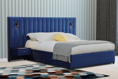 Ottoman bed with bedside table hotsell