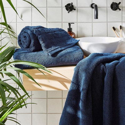 Hotel Luxury Heavweight Bath Sheet - Navy