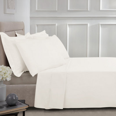 Hotel Quality Flat Sheets Soft Luxury Bed Sheets 100% Egyptian Cotton Single Double King Super King Sizes Bedsheets