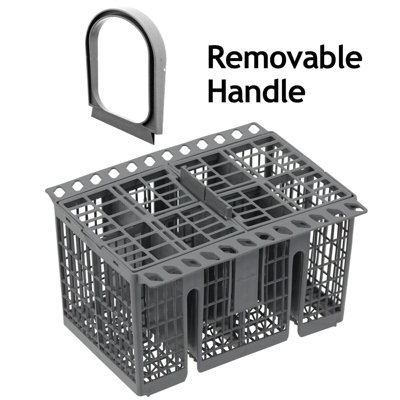 Find A Spare C00257140 Cutlery Cage Dishwasher Basket With Handle & Lid