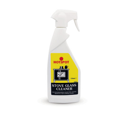 HG Stove Glass Cleaner 500ml Spray Soot Tar Grease Remover For Wood Burner  Oven
