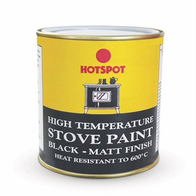 Hotspot Stove Paint Matt - Black 100ml