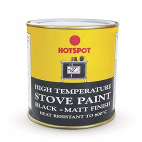Hotspot Stove Paint Matt - Black 250ml