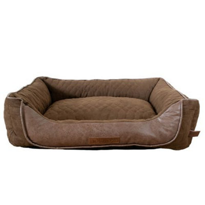 Faux leather hotsell dog sofa bed