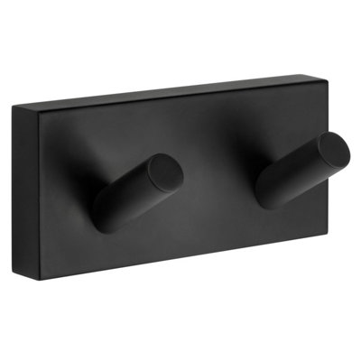 HOUSE - Double Towel Hook, Black