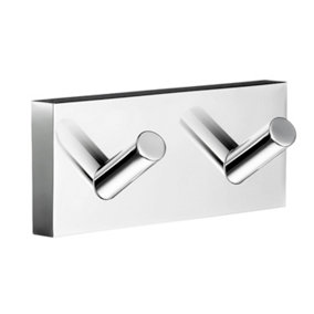 HOUSE - Double Towel Hook in Polished Chrome