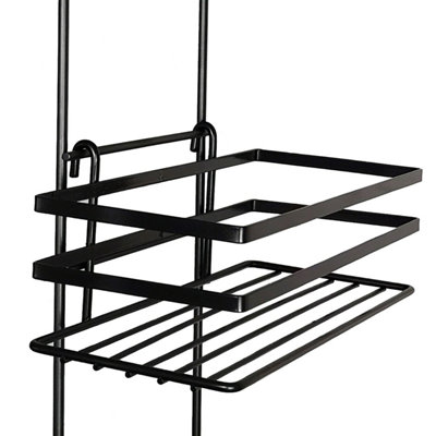 House of Home 3 Tier Non Rust Hanging Shower Caddy Bathroom Organiser in Black - 9