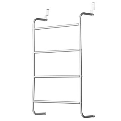 House of Home - Bathroom Towel Rail - Hanging Towel Rack Holder for Bathrooms - 4 Tier Towelling Storage Organiser