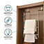 House of Home - Bathroom Towel Rail - Hanging Towel Rack Holder for Bathrooms - 4 Tier Towelling Storage Organiser