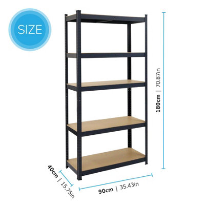 5 Tier Shelving Unit Heavy Duty Wire Shelving Unit Easy | Desertcart INDIA
