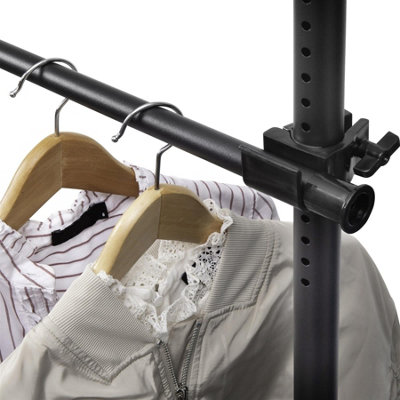 Telescopic clothes rail b&q sale