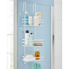 House of Home - Durable Hanging Shower Caddy - 3-Tier Over Door Shower Storage Organiser