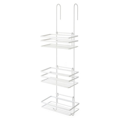 House of Home - Durable Hanging Shower Caddy - 3-Tier Over Door Shower Storage Organiser - 3
