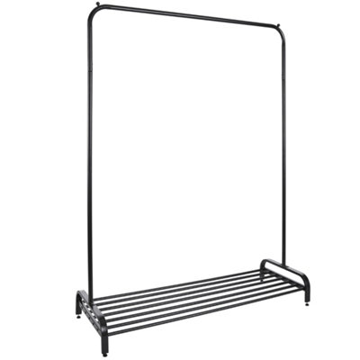 House of Home Freestanding Clothes Rail Heavy Duty with Shoe Rack Storage Adjustable Feet Easy Build - 6