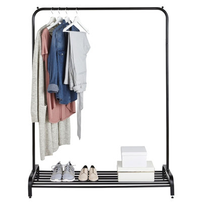 House of Home Freestanding Clothes Rail Heavy Duty with Shoe Rack - 7