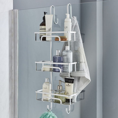 Over the door shower rack sale