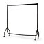 House of Home Superior Extra Heavy Duty Black Metal 5ft Long x 5ft Tall Clothes Rail