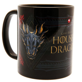 House Of The Dragon Ornate Mug Black/Gold (One Size)