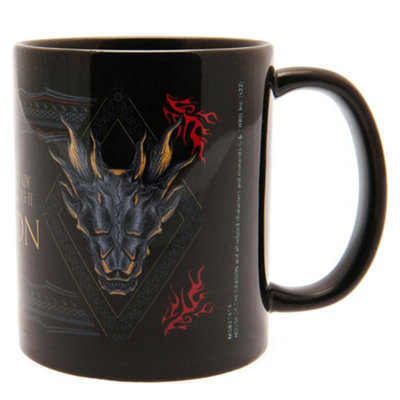 House Of The Dragon Ornate Mug Black/Gold (One Size)