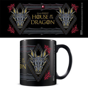 House Of The Dragon Ornate Mug Black (One Size)