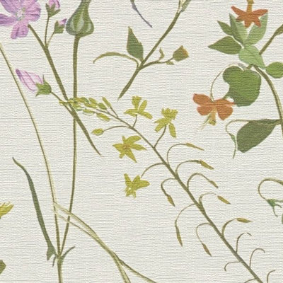 House of Turnowsky Floral Vintage Wallpaper Beige/Multi AS Creation 38901-2