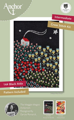 HOUSE ON THE HILL - Counted Cross Stitch Kit: Maggie Magoo: House on the Hill - Anchor
