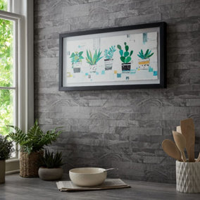 House Plant Haven Framed Printed Canvas