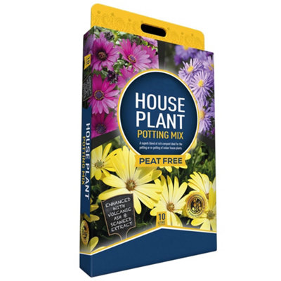 House Plant Potting Mix Compost 40 Litres (4 x 10 Litres) Perfect For Indoor House Plants With Seaweed Extract