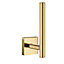 HOUSE - Spare Toilet Roll Holder in Polished Brass