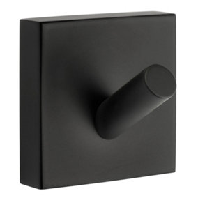 HOUSE - Towel Hook, Black, 45 x 45 mm