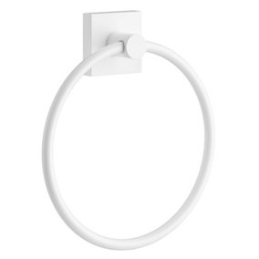 HOUSE - Towel Ring, Matte White, Diameter 170 mm