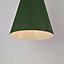 houseof Metal Cone Shade Wall Light - Olive Green
