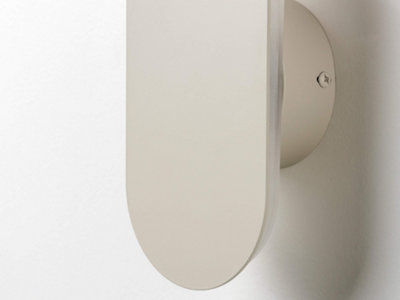 houseof Metal Outdoor Mini Diffuser Fence or Wall Light - Off White Sand