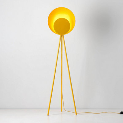 houseof Yolk yellow diffuser floor lamp
