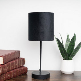 Hove Table Lamp with Black Shade