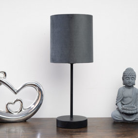 Hove Table Lamp with Grey Shade