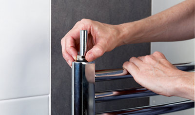 How to fit a new towel radiator Heating Plumbing B Q