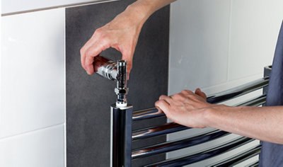 Replacing a towel radiator sale