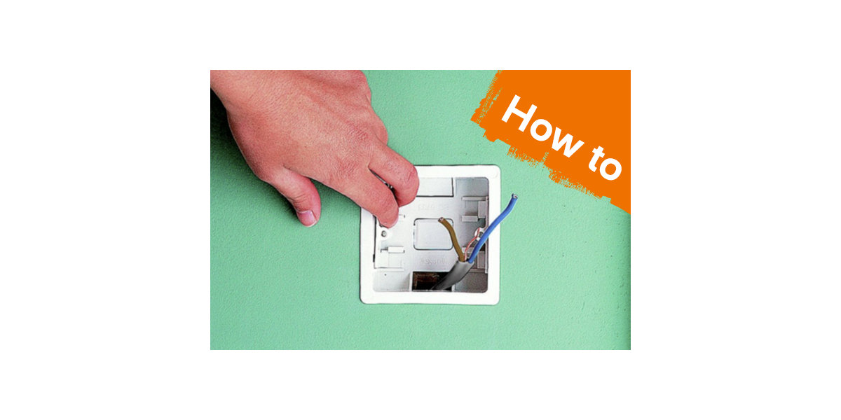 How to fit & replace electric sockets Ideas & Advice B&Q