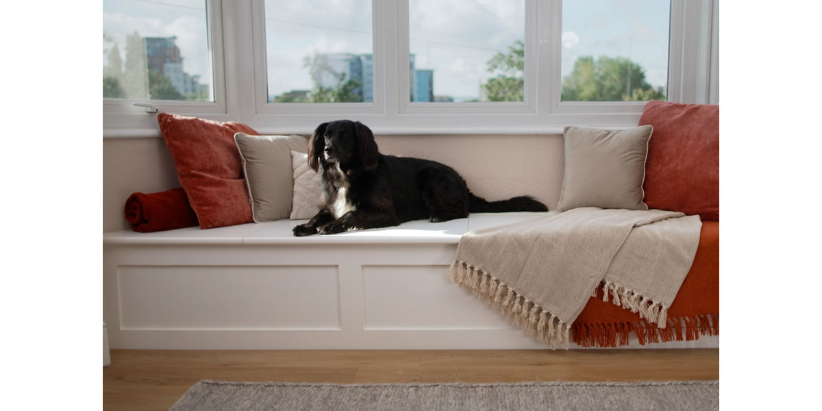 Diy dog window outlet seat