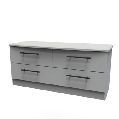 Howard 4 Drawer Bed Box in Dusk Grey (Ready Assembled)